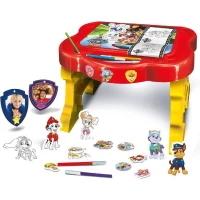 Pupitre créatif - Paw Patrol - LISCIANI - Tableau a colorier et jouer avec les personnages de la team Paw Patrol(m-2)