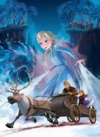 Puzzle La Reine des Neiges 2 - Ravensburger - 200 pieces XXL - Foret mystérieuse - Enfant 8 ans et plus(m-4)
