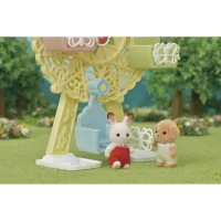 SYLVANIAN FAMILIES - 5333 La grande roue des bébés - Bébé Caniche - Beige - 3 ans et plus(m-2)