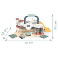 Garage Little Smoby Premier - 1 voiture incluse - des 18 mois(m-2)