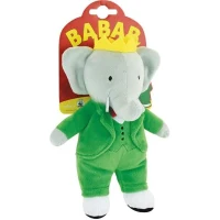 Babar Peluche Éléphant +/- 20 cm - JEMINI - Représentation parfaite du roi des éléphants.(m-2)