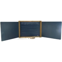 Tableau Triptyque en Bois JEUJURA - Teinté Chene 59 x 46 cms(m-3)