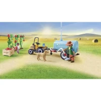 PLAYMOBIL 71442 Fermier avec tracteur et citerne, Country la vie a la ferme, 117 pieces, Des 4 ans(m-4)