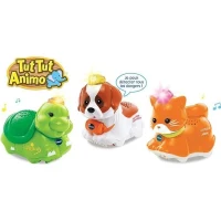 Coffret Trio Tut Tut Animo VTECH - Animaux Domestiques - 3 animaux parlants et roulants - Mixte - De 1 a 5 ans(m-1)
