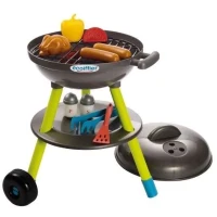 Jouets Ecoiffier - Barbecue Charbon + 16 Accessoires - Outillage de Jardin pour Enfants - Fabriqué en France(m-1)