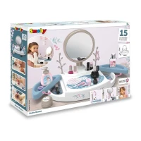 Smoby - My beauty studio - Coiffeuse sur table avec miroir inclinable et amovible - 15 accessoires factices  - Fabrication française(m-5)