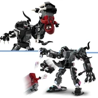 LEGO 76276 Marvel L'Armure Robot de Venom contre Miles Morales, Jouet de Construction avec Minifigurines(m-3)