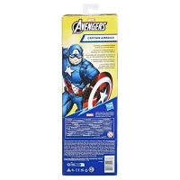 Figurine Captain America 30 cm, jouet Avengers Titan Hero Series pour enfants a partir de 4 ans, Marvel(m-4)