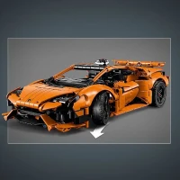 LEGO Technic 42196 Exclu Cdiscount Lamborghini Huracán Tecnica orange Voiture Jouet Pour Enfant de 9 Ans(m-4)