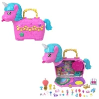 Polly Pocket-Les licornes font la fete-Coffret avec 2 mini-figurines HYD96(m-1)
