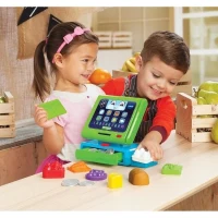 VTECH - 1,2,3 Imite-Moi - Caisse Enregistreuse Interactive Maxi Shopping - Jouet d'Imitation Enfant(m-6)