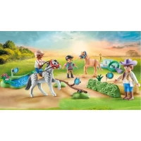 PLAYMOBIL 71495 Cavaliers poneys et saut d'obstacles(m-2)