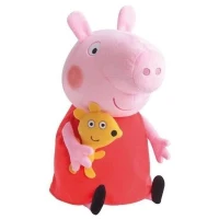 Peluche Peppa Pig - Jemini - 37cm - Rose, rouge et jaune - Pour bébé(m-2)