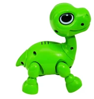Power Puppy Mini - Robot dinosaure avec effets lumineux et sonores, contrôle par claquement de main, répétition(m-3)