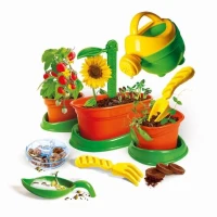 CLEMENTONI - Apprentis botanistes - Coffret scientifique - Découvrire le monde de la botanique - Outils de jardinage - Des 5ans(m-2)