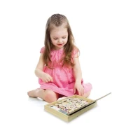LEXIBOOK - Bio Toys - L'Ecole des mots bilingue Français / Anglais – Jeu en Bois(m-4)