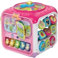 VTECH BABY - Super Cube Des Découvertes Rose(m-1)