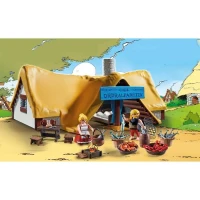 PLAYMOBIL 71266 Astérix Hutte d'Ordralfabetix, village d'Astérix, Jouet de collection, Des 5 ans(m-2)