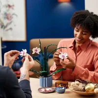 LEGO  Icons 10311 L'Orchidée Plantes de Fleurs Artificielles d'Intérieur, Décoration de Maison(m-6)