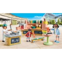 PLAYMOBIL 71538 Stand de restauration rapide, My Life, 54 pieces, Des 5 ans(m-2)