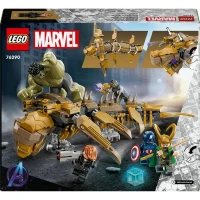 LEGO Marvel 76290 Les Avengers Contre le Léviathan, Set avec minifigurines de super-héros(m-6)