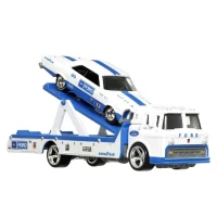 Hot Wheels - Véhicule et Transporteur (modele aléatoire) - Camion / Petite voiture - Des 3 ans FLF56(m-1)