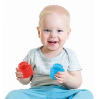 Clementoni - Clemmy Baby - Sac 40 cubes souples - Mixte - A partir de 9 mois - Cube souple assure une securite et peut passer en(m-3)