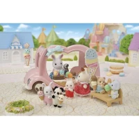 Le marchand de glace ambulant - SYLVANIAN FAMILIES - 5651 - Extérieur - Rose - A partir de 3 ans(m-6)