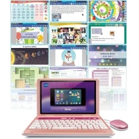 Ordinateur pour enfant VTECH Genio - Clavier AZERTY, souris, écran 5'', mémoire 8GB - Rose(m-6)