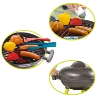 Jouets Ecoiffier - Barbecue Charbon + 16 Accessoires - Outillage de Jardin pour Enfants - Fabriqué en France(m-5)