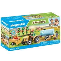 PLAYMOBIL 71442 Fermier avec tracteur et citerne, Country la vie a la ferme, 117 pieces, Des 4 ans(m-1)