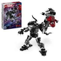 LEGO 76276 Marvel L'Armure Robot de Venom contre Miles Morales, Jouet de Construction avec Minifigurines(m-1)