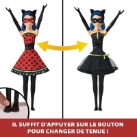 Poupée Ladybug Transformation - BANDAI - Miraculous 26 cm - Changement de tenue(m-3)