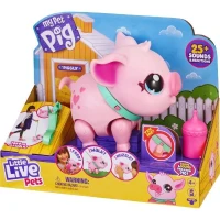 Jouet interactif - MOOSE TOYS - Little Live Pets Cochon rose - A partir de 5 ans - Piles incluses(m-2)