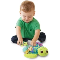 VTECH BABY - Play Green - Juju, Maman Tortue - Éveil des Sens (Bouteilles Plastique Recyclées)(m-5)