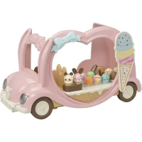 Le marchand de glace ambulant - SYLVANIAN FAMILIES - 5651 - Extérieur - Rose - A partir de 3 ans(m-5)