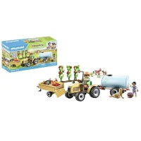 PLAYMOBIL 71442 Fermier avec tracteur et citerne, Country la vie a la ferme, 117 pieces, Des 4 ans(m-6)