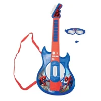 Guitare électronique lumineuse avec lunettes équipées d'un micro - Spiderman(m-1)