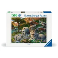 Puzzle 1500 pieces Loups au printemps, Adultes & enfants des 14 ans, Puzzle de qualité supérieure 80x60cm, 12000719, Ravensburger(m-2)