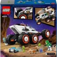 LEGO 60431 City Le Rover d'Exploration Spatiale et la Vie Extraterrestre, Jouet avec 2 Minifigurines, Figurines de Robot(m-2)