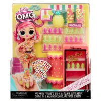 L.O.L. Surprise OMG Sweet Nails™ - Bar a ongles - Poupée mannequin Pinky Pops Fruit Shop - Theme Fruit - A partir de 4 ans(m-5)