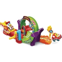 Circuit miniature - VTECH - Tut Tut Bolides - Tut Tut Looping + King - Jaune - 12 mois et plus(m-1)