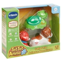 Coffret Trio Tut Tut Animo VTECH - Animaux Domestiques - 3 animaux parlants et roulants - Mixte - De 1 a 5 ans(m-3)