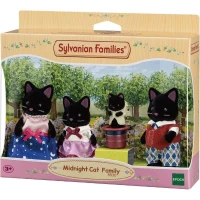 SYLVANIAN FAMILIES - La famille chat magicien - Poupée articulée - Beige - Des 3 ans(m-4)