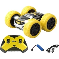 Voiture télécommandée 360 CROSS JAUNE A BATTERIE - EXOST(m-5)
