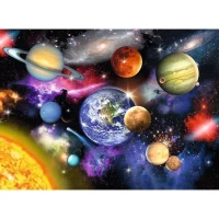 Puzzle Ravensburger 300 pieces XXL - Systeme solaire - Pour enfants des 9 ans(m-2)