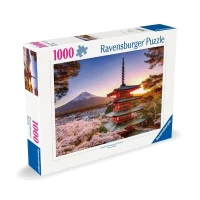 Puzzle 1000 pieces Cerisiers en fleurs du Mont Fuji, Adultes et enfants, Des 14 ans, Puzzle de qualité supérieure, 12000582, Ravensb(m-5)