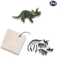 Fouille de dinosaures et de squelettes 2 en 1 - Tricératops - SES CREATIVE(m-4)