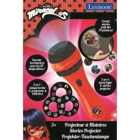 Projecteur a histoires et lampe torche Miraculous - LEXIBOOK - LP MIRA - Enfant - Rouge(m-3)