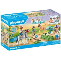PLAYMOBIL 71495 Cavaliers poneys et saut d'obstacles(m-1)